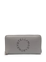 Stella McCartney portefeuille continental à logo Stella - Gris