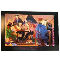 Klassieke Film Sterren & Zangers - Hollywood Side Show Poster