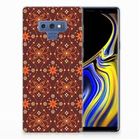 Samsung Galaxy Note 9 TPU bumper Batik Brown