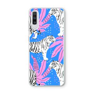 Tijger: Samsung Galaxy A70 Transparant Hoesje