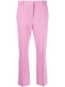 MOSCHINO JEANS pantalon en laine vierge mélangée à coupe courte - Rose