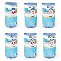Intex 29000 filter cartridge type a 6 stuks voor zwembad 244/305/366 cm
