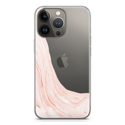 Peach bath: iPhone 13 Pro Transparant Hoesje