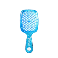 UNbrush Detangling Hair Brush Mini Glitter - Sapphire