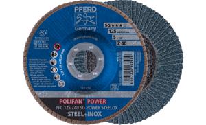 PFERD 67784125 Z Sg Power Steelox Lamellenschijf Diameter 125 mm Boordiameter 22.23 mm 10 stuk(s)