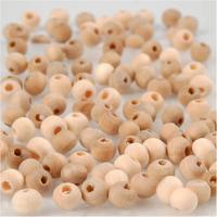 Creativ Company Houten kraal, d 5 mm, gatgrootte 1,5 mm, 100 stuk/ 1 doos