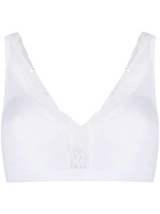 Hanro soutien-gorge souple en dentelle - Blanc