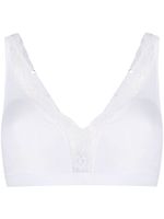 Hanro soutien-gorge souple en dentelle - Blanc