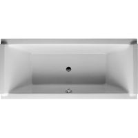 Duravit Starck slimline bad rechthoek 180x80cm duo wit 700338000000000