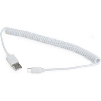 Gembird Micro-USB 2.0 Cable AM-MBM5P Spiral 1.5 USB-kabel 0,6 m USB A Micro-USB B Zwart