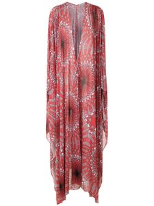 Amir Slama veste longue oversize - Rouge