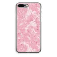 Abstract Painting Pink: iPhone 8 Plus Transparant Hoesje