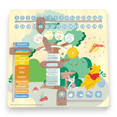 Disney Winnie the Pooh Houten Kalender - Educatief Speelgoed Junior
