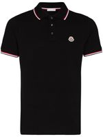 Moncler polo à logo - Noir - thumbnail