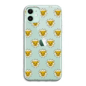 Leeuwenkoppen: iPhone 11 Transparant Hoesje