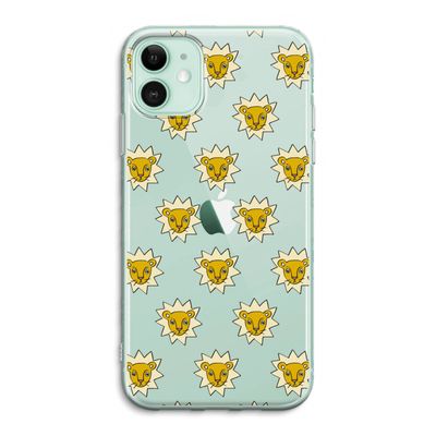 Leeuwenkoppen: iPhone 11 Transparant Hoesje