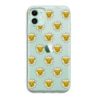 Leeuwenkoppen: iPhone 11 Transparant Hoesje