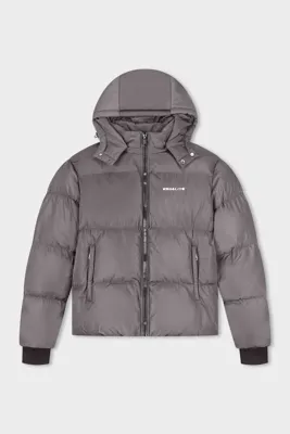 Equalité Essential Puffer Winterjas Heren Antraciet - Maat S - Kleur: Antraciet | Soccerfanshop
