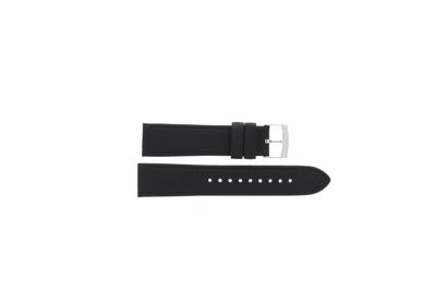 Horlogeband Armani AR1692 Leder Zwart 20mm