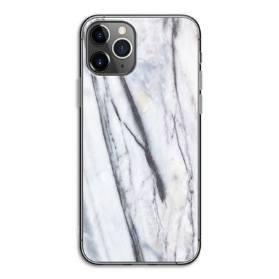 Gestreepte marmer: iPhone 11 Pro Transparant Hoesje