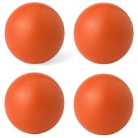 Anti stressballen Relaxman - 4x - oranje - 6 cm - Mindfullness - Relax - Ontspannen artikelen