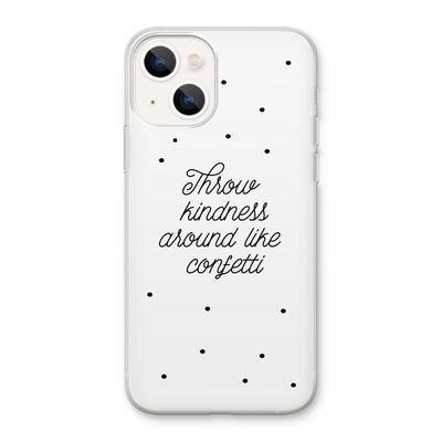 Confetti: iPhone 13 Transparant Hoesje