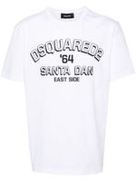 DSQUARED2 t-shirt en coton à logo embossé - Blanc - thumbnail