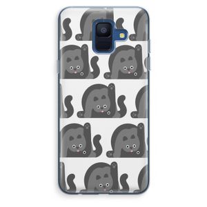 Cats: Samsung Galaxy A6 (2018) Transparant Hoesje