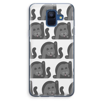 Cats: Samsung Galaxy A6 (2018) Transparant Hoesje