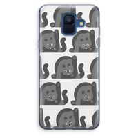 Cats: Samsung Galaxy A6 (2018) Transparant Hoesje