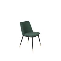 Housecraft Living Lionel Eetkamerstoelen Dondergroen - Set van 2