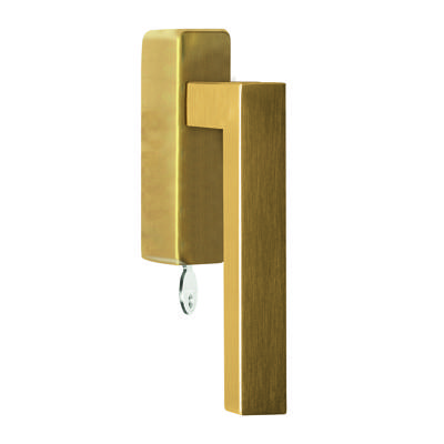 Formani BSQ1-DKLOCK-O draaikiepgarnituur afsluitbaar PVD mat goud rechts/ linksdraaiend