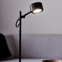 Tafellamp modern zwart led &apos;Clyde&apos; Nordlux led 3-step moodmaker 40 cm