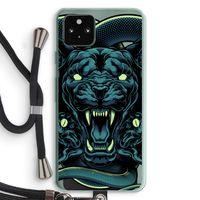 Cougar and Vipers: Pixel 5a 5G Transparant Hoesje met koord