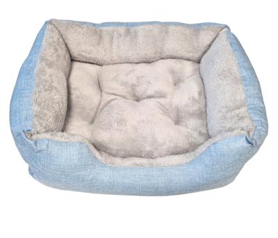 Nobleza Mand rechthoek voor hond en kat - 43x53 cm - Lichtblauw