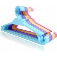 Synx Tools Kleding hangers Set 20 Stuks - Mix Kleur - kinderen kleerhangers - Klerenhangers Voor Kinderkleding / Babykle