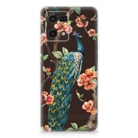 OPPO Reno7 4G | TPU Hoesje | Pauw met Bloemen