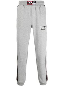 Diesel pantalon de jogging à patch logo - Gris