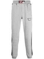Diesel pantalon de jogging à patch logo - Gris
