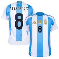 Argentinië Authentic Heat.RDY Shirt Thuis 2024-2025 + E. Fernandez 8 - thumbnail