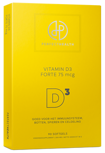 Vitamin D3 Forte 75 mcg - 90 stuks - kwartaal - herhaalservice