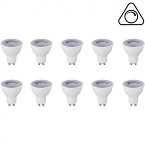 LED Spot 10 Pack - GU10 Fitting - Dimbaar - 6W - Natuurlijk Wit 4200K