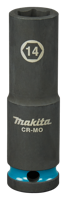 Makita Krachtdop Impact Black, 1/2 14mm lang - E-16455