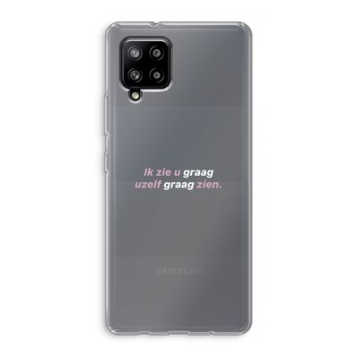 uzelf graag zien: Samsung Galaxy A42 5G Transparant Hoesje