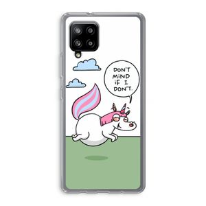 Unicorn: Samsung Galaxy A42 5G Transparant Hoesje