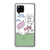 Unicorn: Samsung Galaxy A42 5G Transparant Hoesje