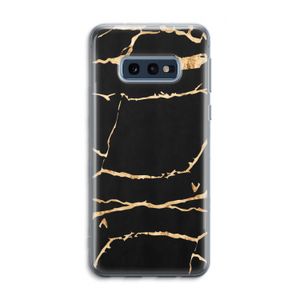 Gouden marmer: Samsung Galaxy S10e Transparant Hoesje