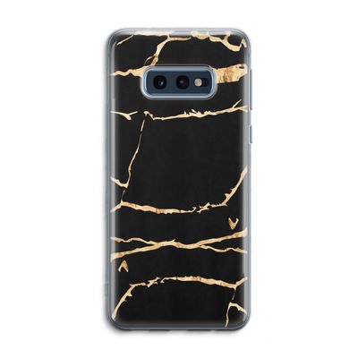 Gouden marmer: Samsung Galaxy S10e Transparant Hoesje