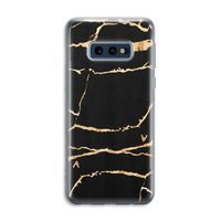 Gouden marmer: Samsung Galaxy S10e Transparant Hoesje