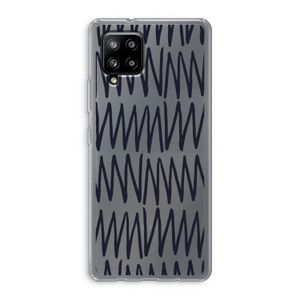 Marrakech Zigzag: Samsung Galaxy A42 5G Transparant Hoesje